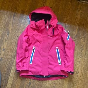 EUC Reima youth size 7 pink ski jacket and pants